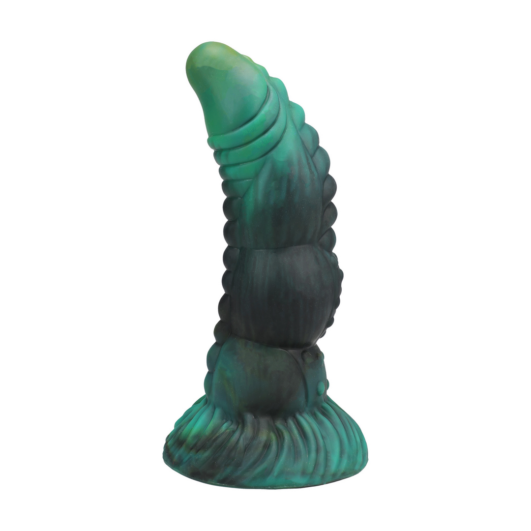 Fantasie-Dildo Grüne Schlange Schwarz/Grün 19,1 x Ø 5,6 cm