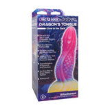 Fantasie-Dildo Drachenzunge nachtleuchtend Pink/Violett 15,8 x Ø 5,1 cm