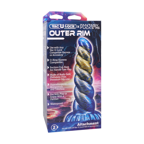 Fantasie-Dildo Outer Rim Blau/Gold 18,3 x Ø 5,6 cm