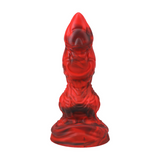 Fantasie-Dildo Roter Räuber Schwarz/Rot 17,8 x Ø 6,4 cm