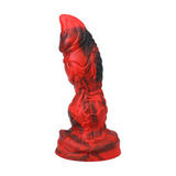 Fantasie-Dildo Roter Räuber Schwarz/Rot 17,8 x Ø 6,4 cm