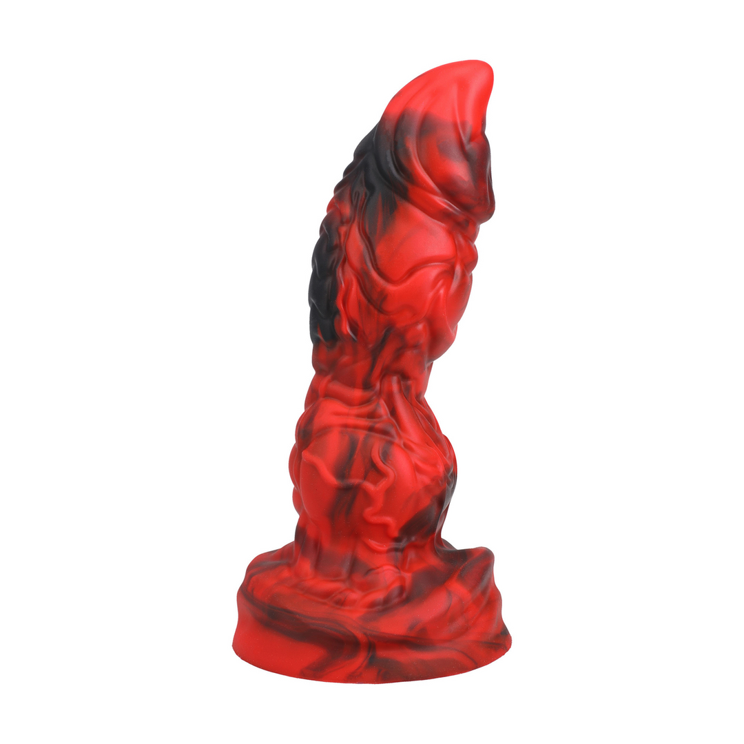 Fantasie-Dildo Roter Räuber Schwarz/Rot 17,8 x Ø 6,4 cm