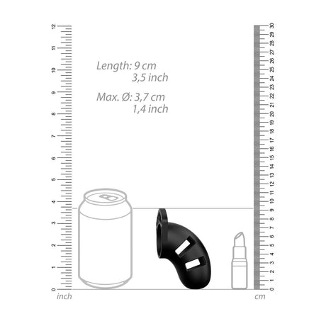 Peniskäfig Model 20 Schwarz 9 cm