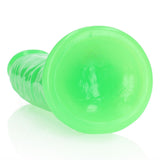 Realistischer Dildo schlank mit Saugnapf Nachtleuchtend 22,5 cm