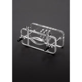 Hodenpresse aus Acryl mit Spikes Transparent