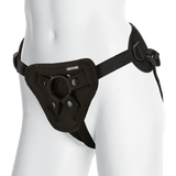 Analplug mit Harness Supreme Schwarz 26,4 cm