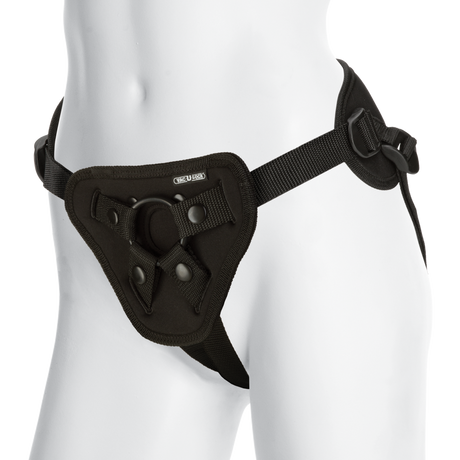 Analplug mit Harness Supreme Schwarz 26,4 cm – Ansicht 4