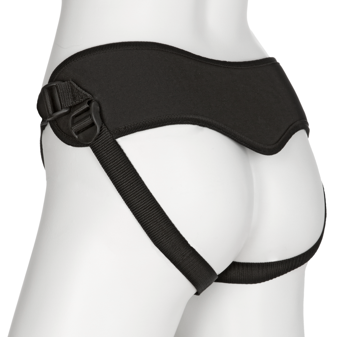 Analplug mit Harness Supreme Schwarz 26,4 cm