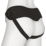 Analplug mit Harness Supreme Schwarz 26,4 cm