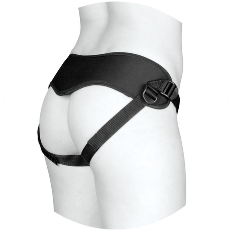 Analplug mit Harness Supreme Schwarz 26,4 cm – Ansicht 6