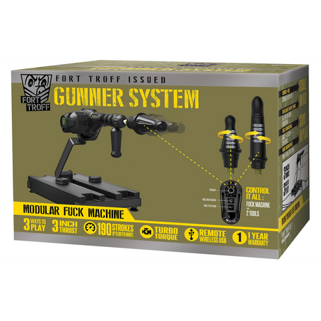 Sexmaschine Gunner 3-in-1 modular Schwarz 21 x Ø 50,8 cm – Ansicht 2