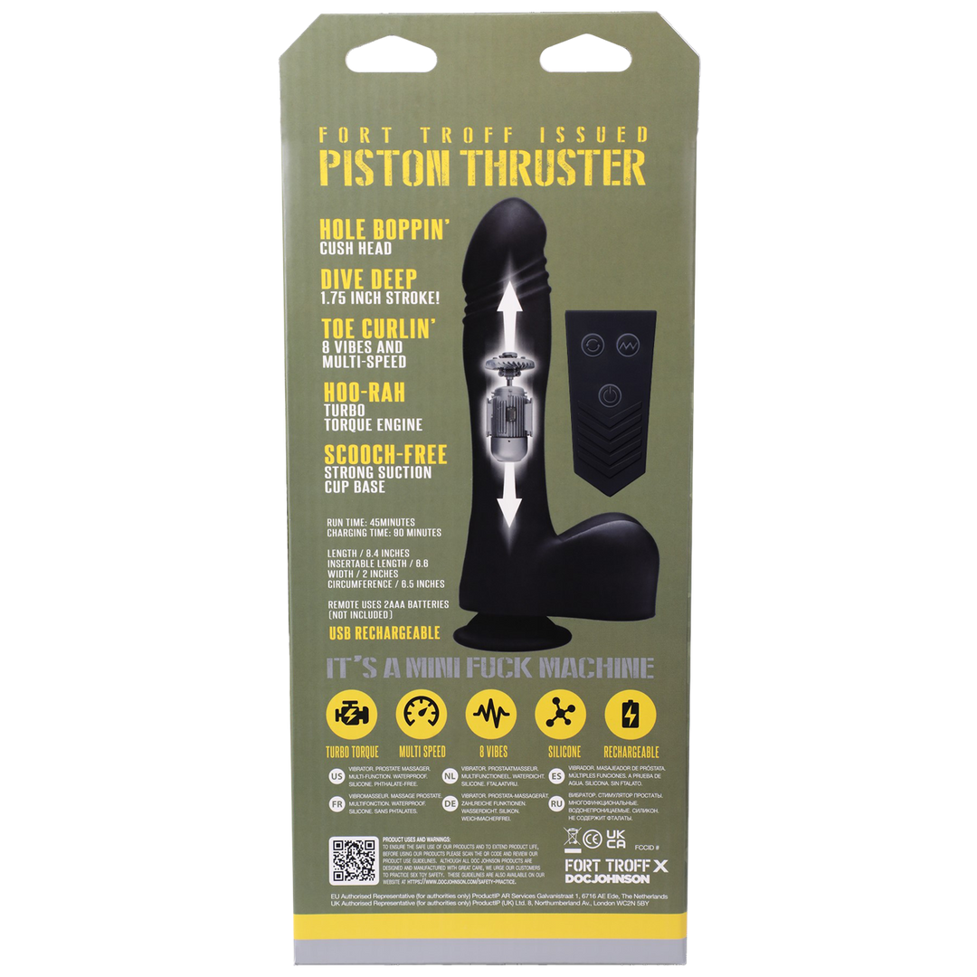 Sexmaschine Piston Thruster Mini Schwarz 17,1 x Ø 5,1 cm