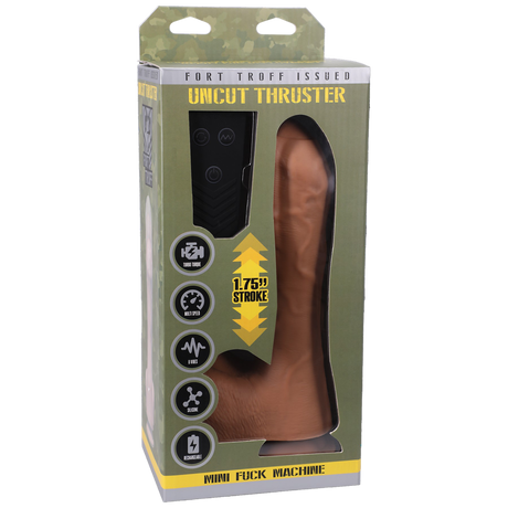 Sexmaschine Uncut Thruster Mini Braun 17,1 x Ø 5,1 cm – Ansicht 2