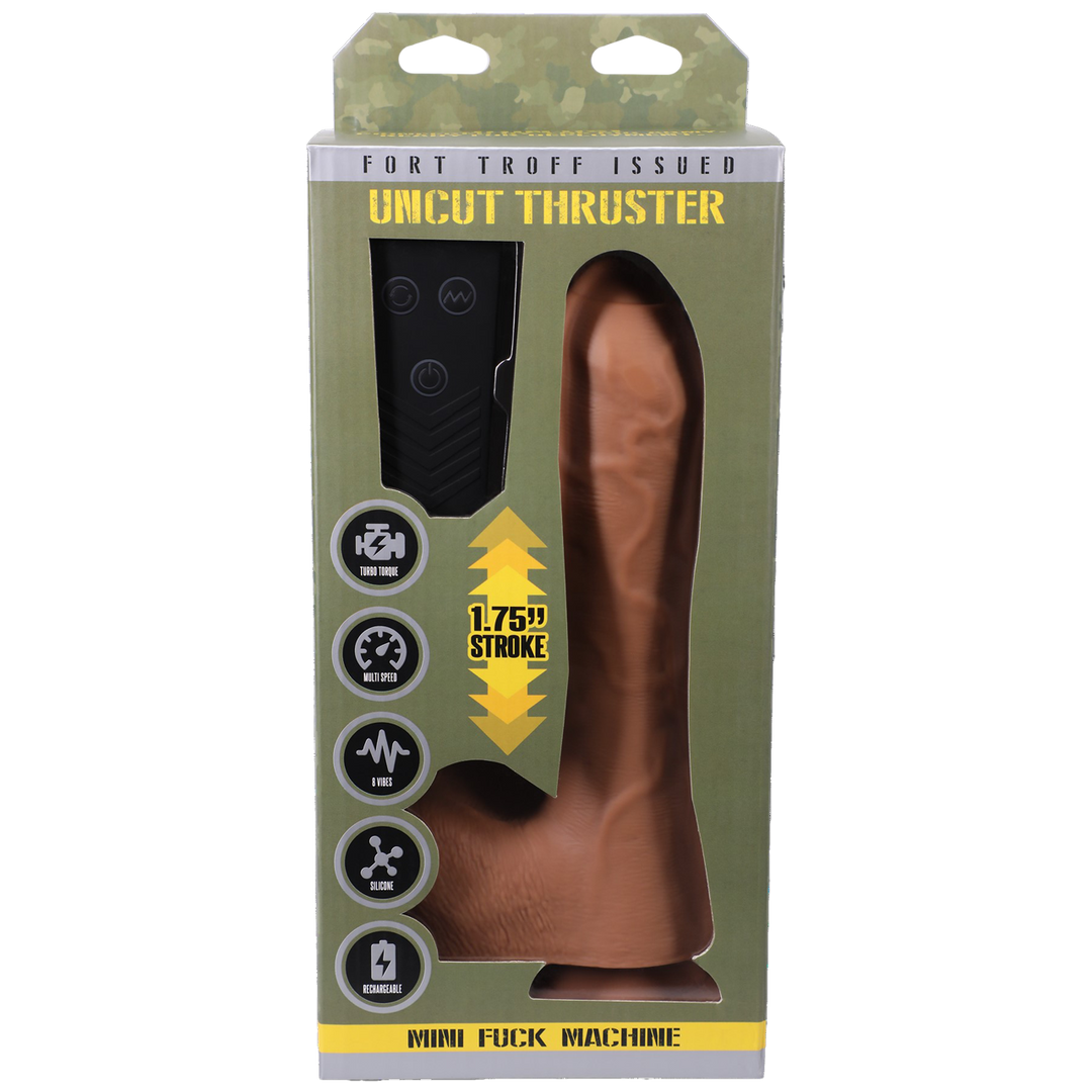 Sexmaschine Uncut Thruster Mini Braun 17,1 x Ø 5,1 cm