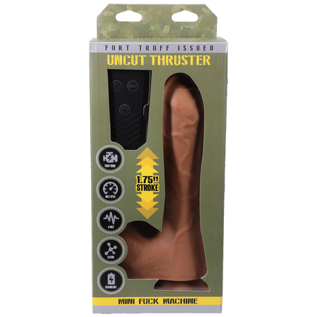 Sexmaschine Uncut Thruster Mini Braun 17,1 x Ø 5,1 cm – Ansicht 3
