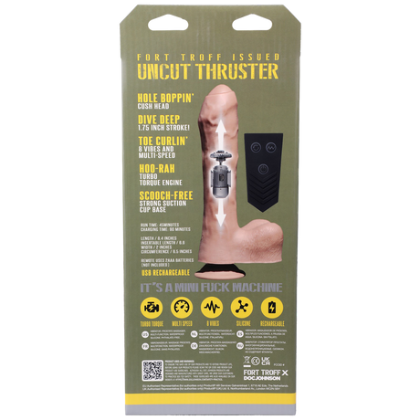 Sexmaschine Uncut Thruster Mini Braun 17,1 x Ø 5,1 cm – Ansicht 4