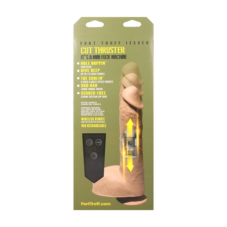 Stoßvibrator Cut Thruster Vanille 17,3 x Ø 5,1 cm – Ansicht 3