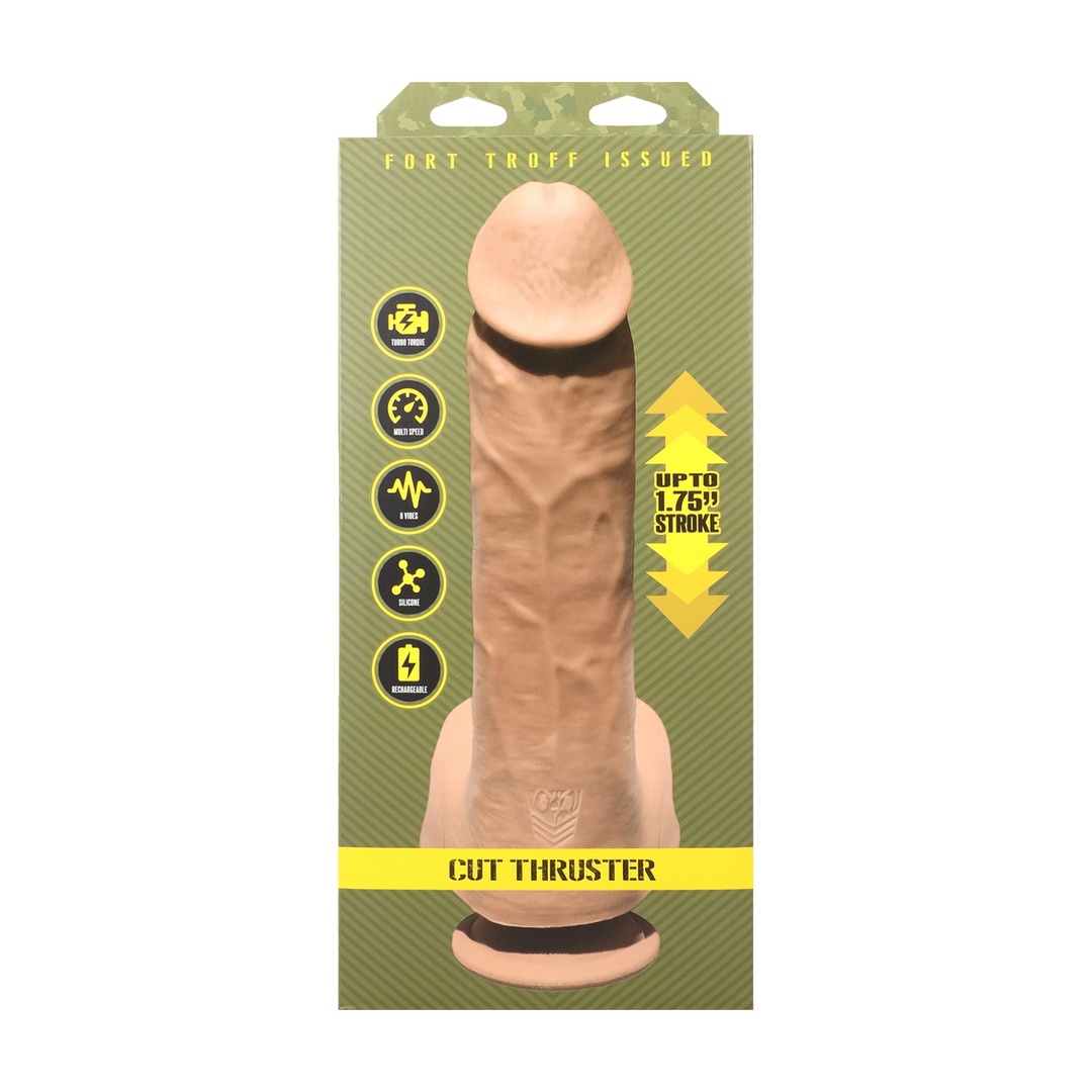 Stoßvibrator Cut Thruster Vanille 17,3 x Ø 5,1 cm