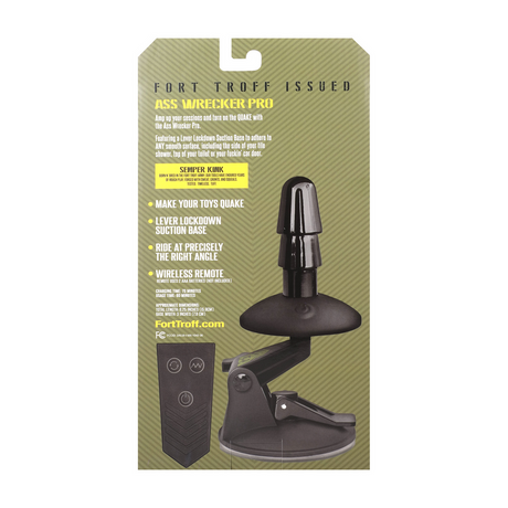 Sexmaschine Ass Wrecker Pro mit Fernbedienung Schwarz 15,9 x Ø 7,6 cm – Ansicht 3