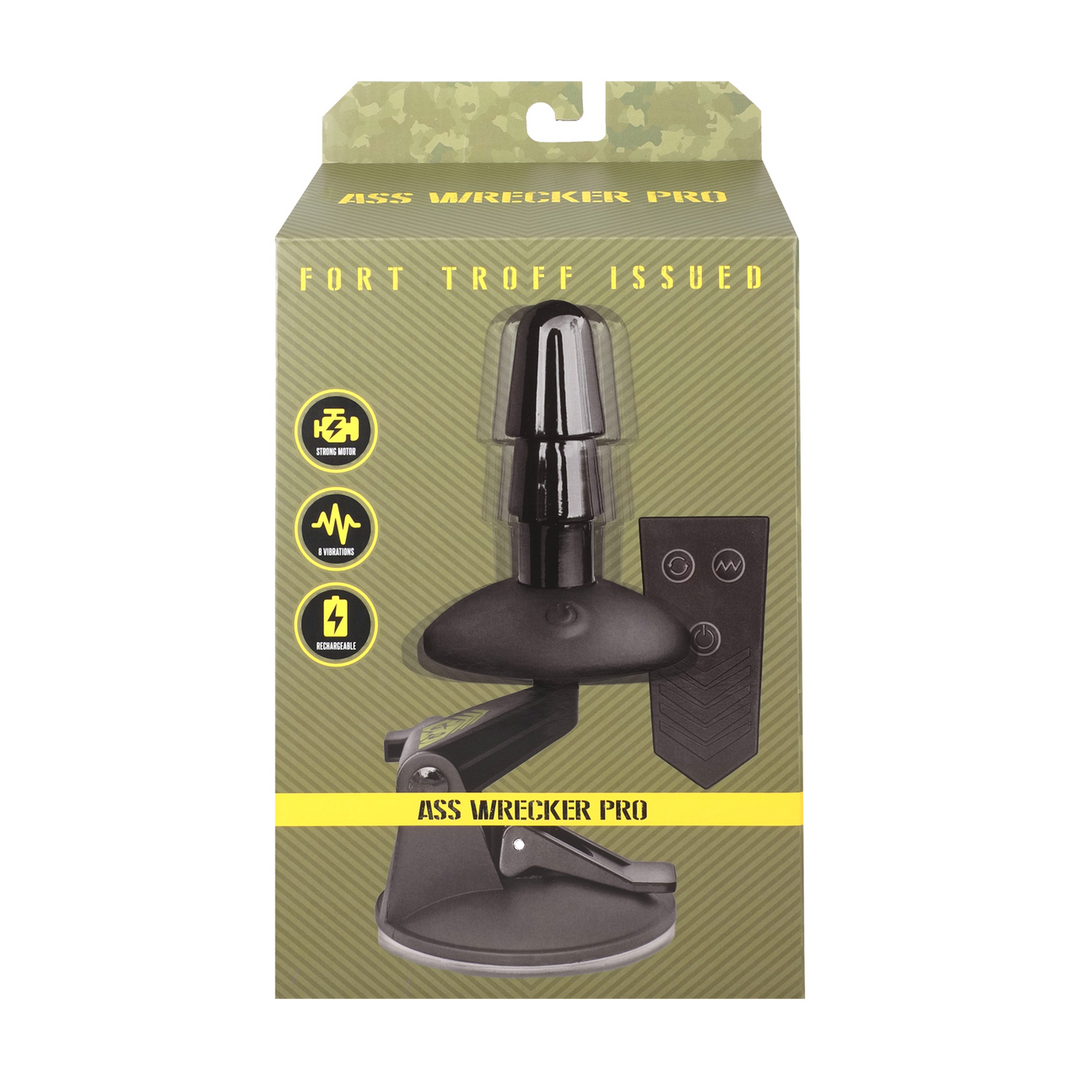 Sexmaschine Ass Wrecker Pro mit Fernbedienung Schwarz 15,9 x Ø 7,6 cm