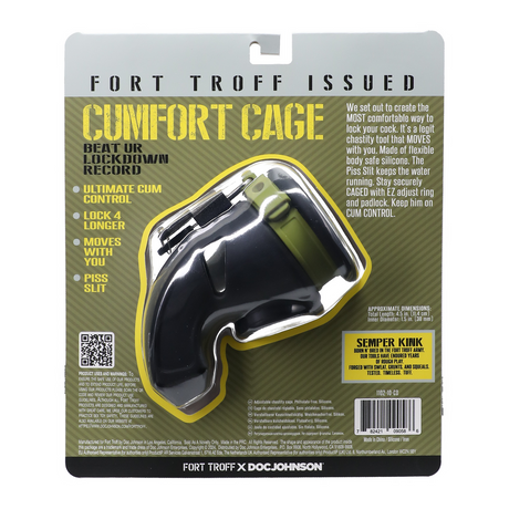 Peniskäfig Comfort Schwarz 10,9 cm – Ansicht 3