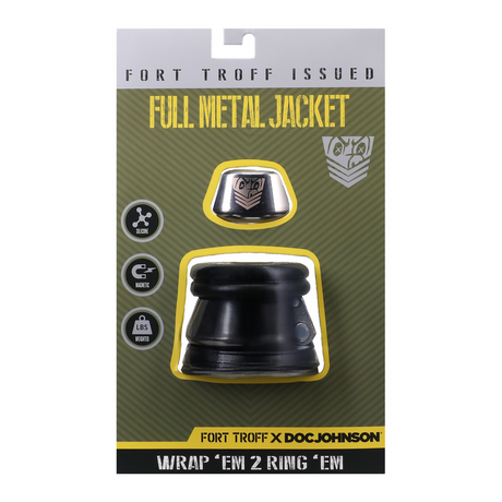 Peniskäfig Full Metal Jacket Schwarz 4,3 cm