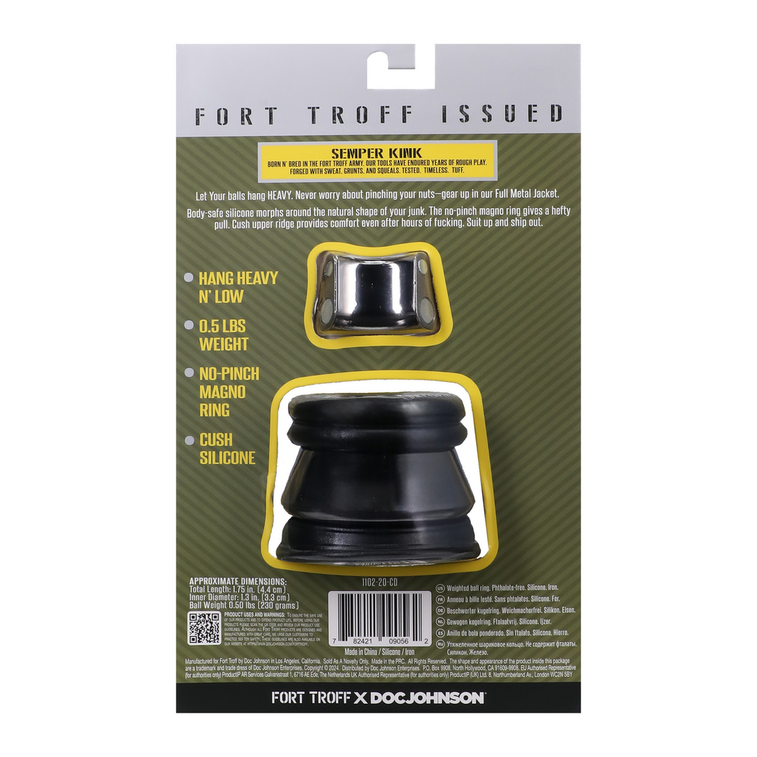 Peniskäfig Full Metal Jacket Schwarz 4,3 cm