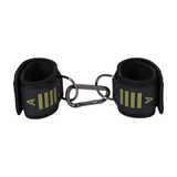 Fußfesseln taktisch Schwarz/Grün 35,1 x Ø 6,9 cm