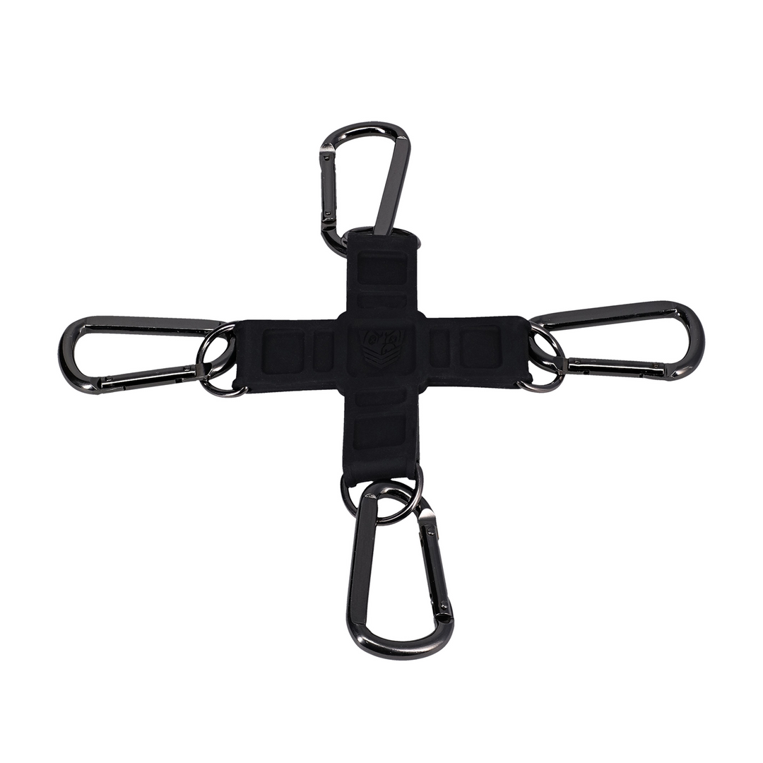 Fesselset Hogtie taktisch Schwarz 12,7 x Ø 12,7 cm