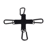 Fesselset Hogtie taktisch Schwarz 12,7 x Ø 12,7 cm