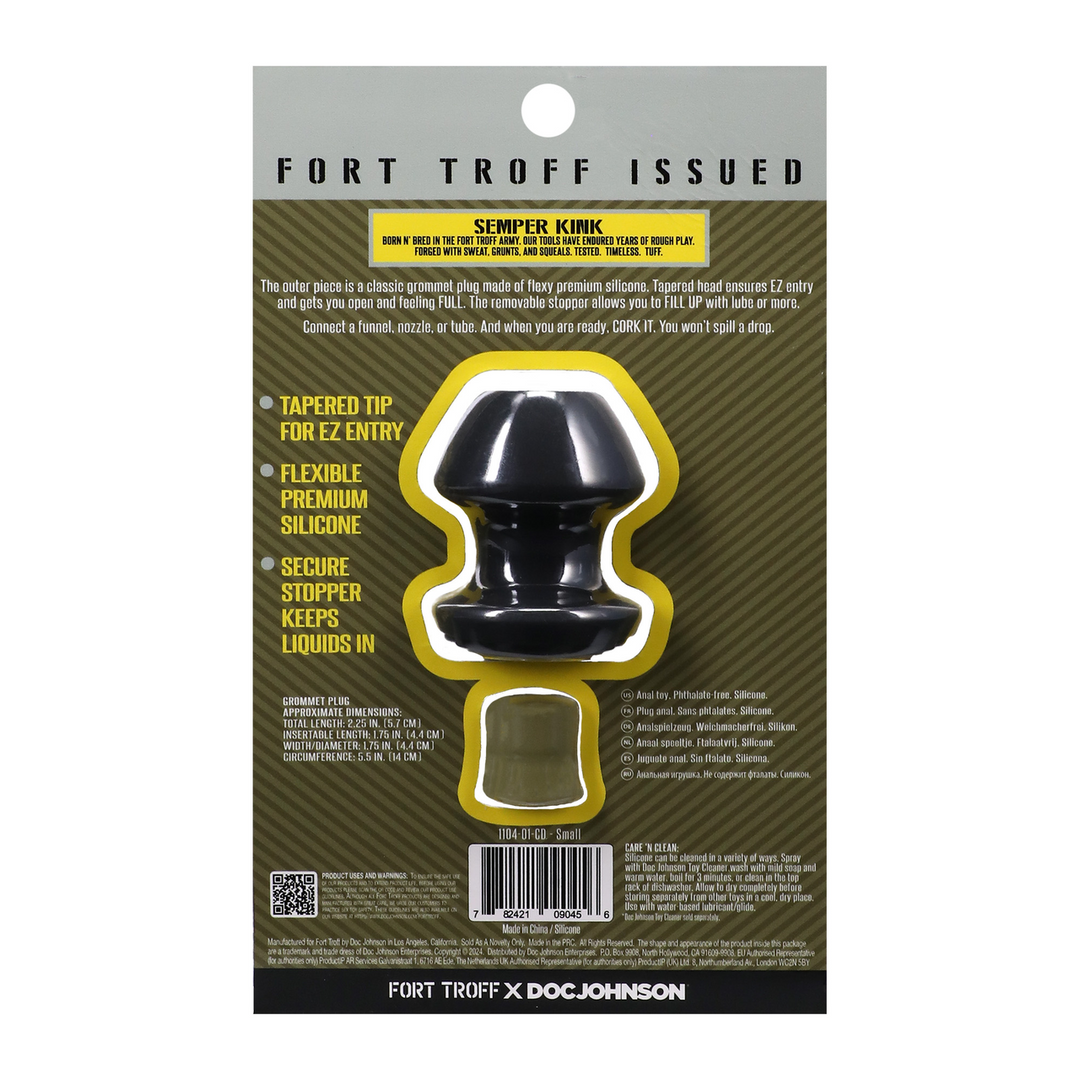 Analplug Kum Keeper klein Schwarz 4,3 x Ø 4,3 cm