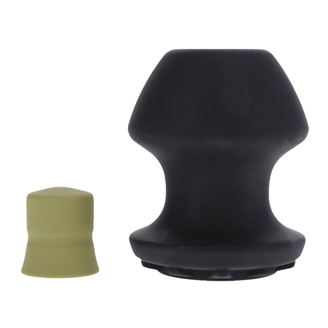 Analplug Kum Keeper mittel Schwarz 5,8 x Ø 5,8 cm
