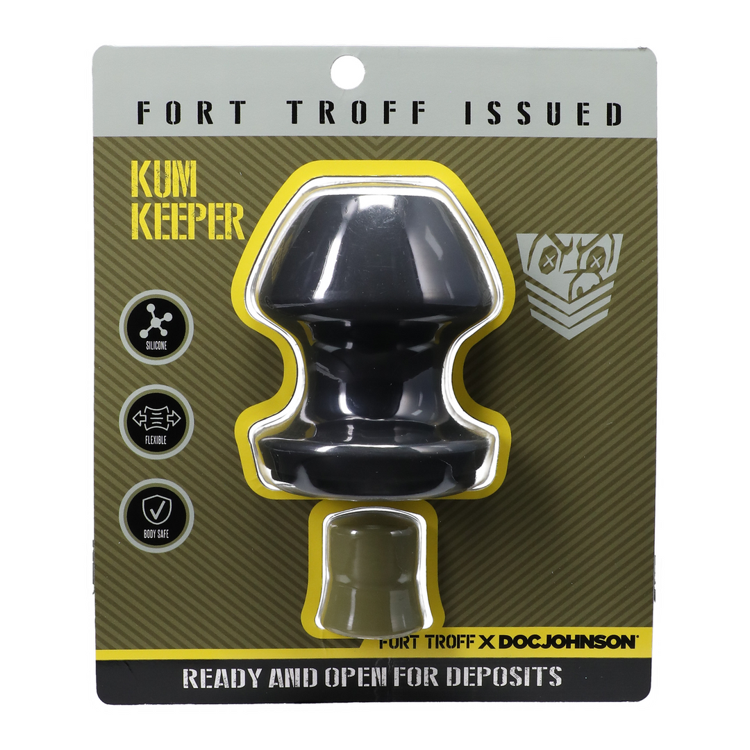 Analplug Kum Keeper groß Schwarz 6,9 x Ø 7,1 cm