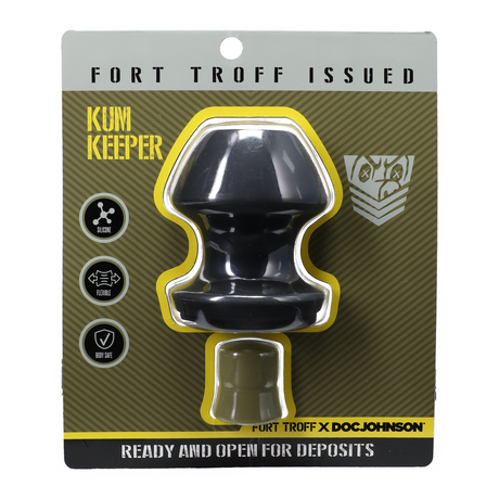 Analplug Kum Keeper groß Schwarz 6,9 x Ø 7,1 cm – Ansicht 2