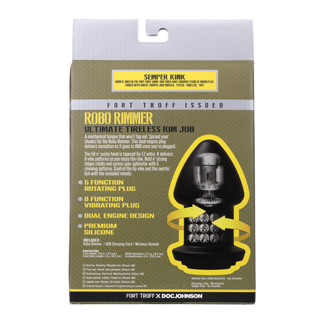 Analvibrator Robo Rimmer X Schwarz 9,7 x Ø 6,1 cm – Ansicht 3