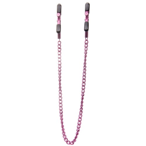 Nippelklemmen verstellbar Rosa