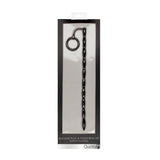 Penisring-Set aus Silikon mit Plug Schwarz