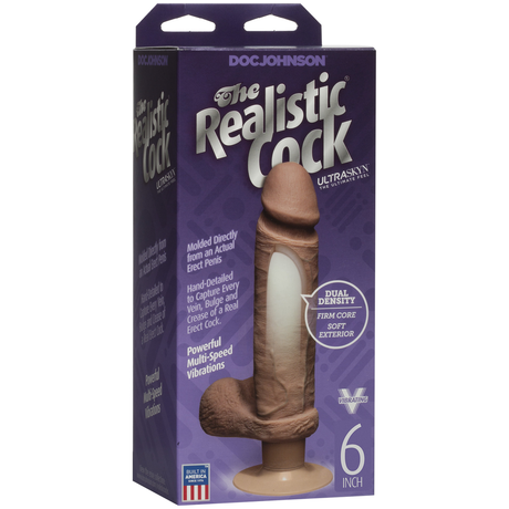 Realistischer Vibrator Braun 16,5 x Ø 4,3 cm – Ansicht 2
