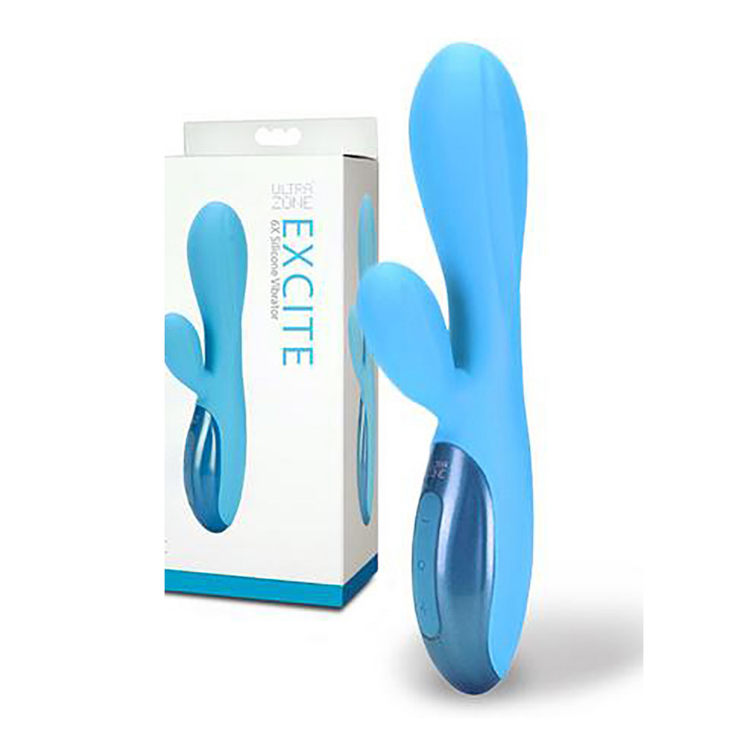Rabbit-Vibrator Excite Silikon Blau