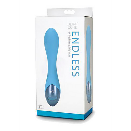 Vibrator Endless mit Akku Blau