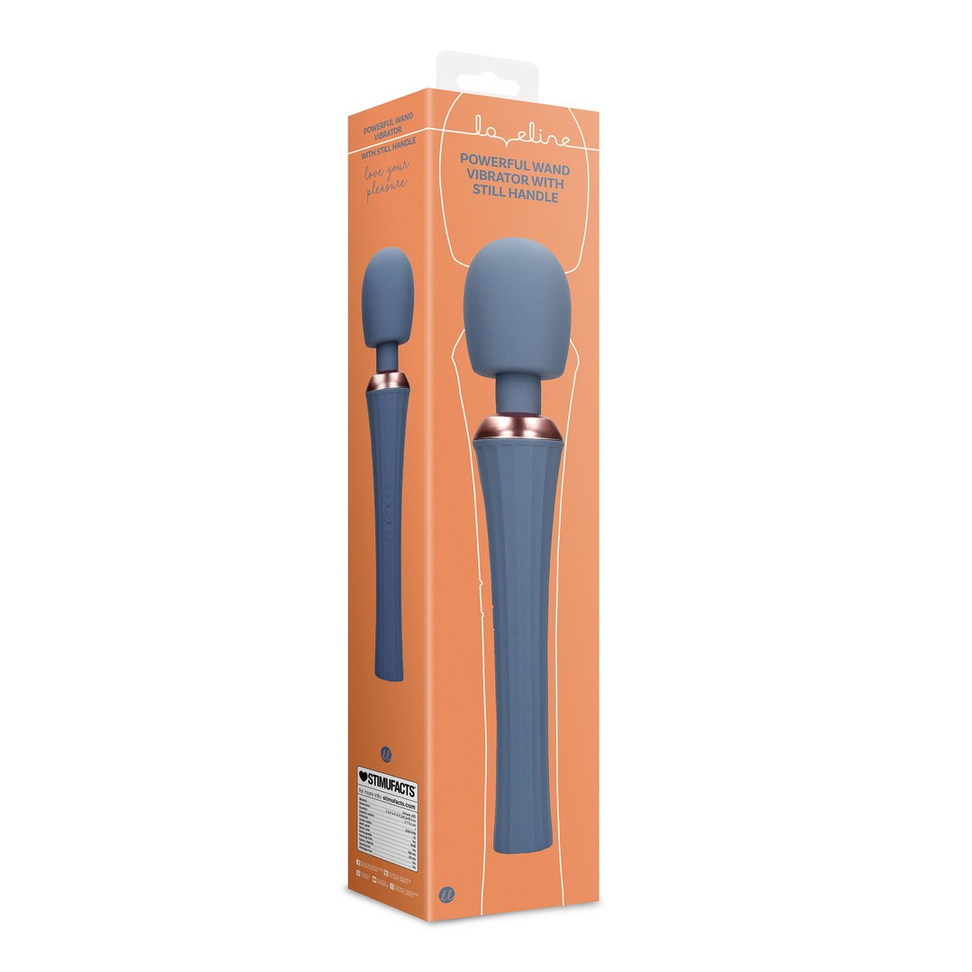Massagestab kraftvoll mit festem Griff Blau