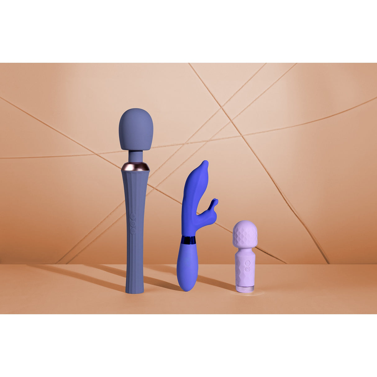 Massagestab kraftvoll mit festem Griff Blau