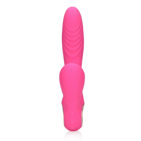Rabbit-Vibrator mit Zungenspiel und Wärmefunktion Rosa