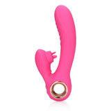 Rabbit-Vibrator mit Zungenspiel und Wärmefunktion Rosa