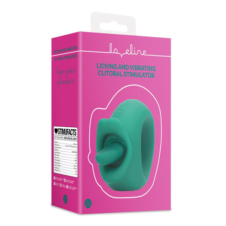 Klitoris-Vibrator mit Leck-Funktion Grün
