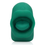 Klitoris-Vibrator mit Leck-Funktion Grün