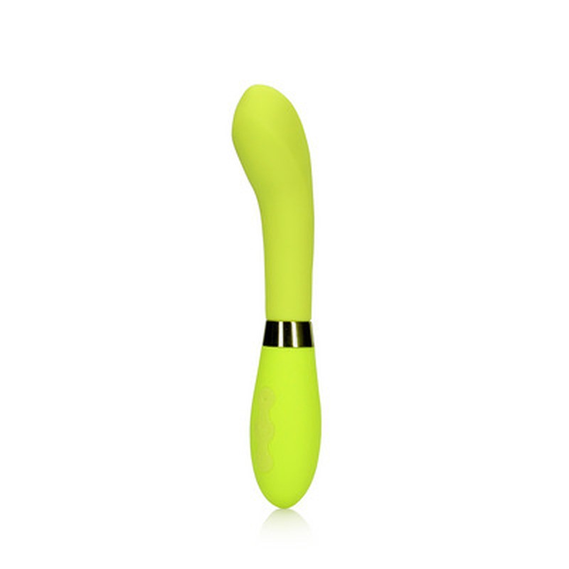G-Punkt-Vibrator aus Silikon Grün