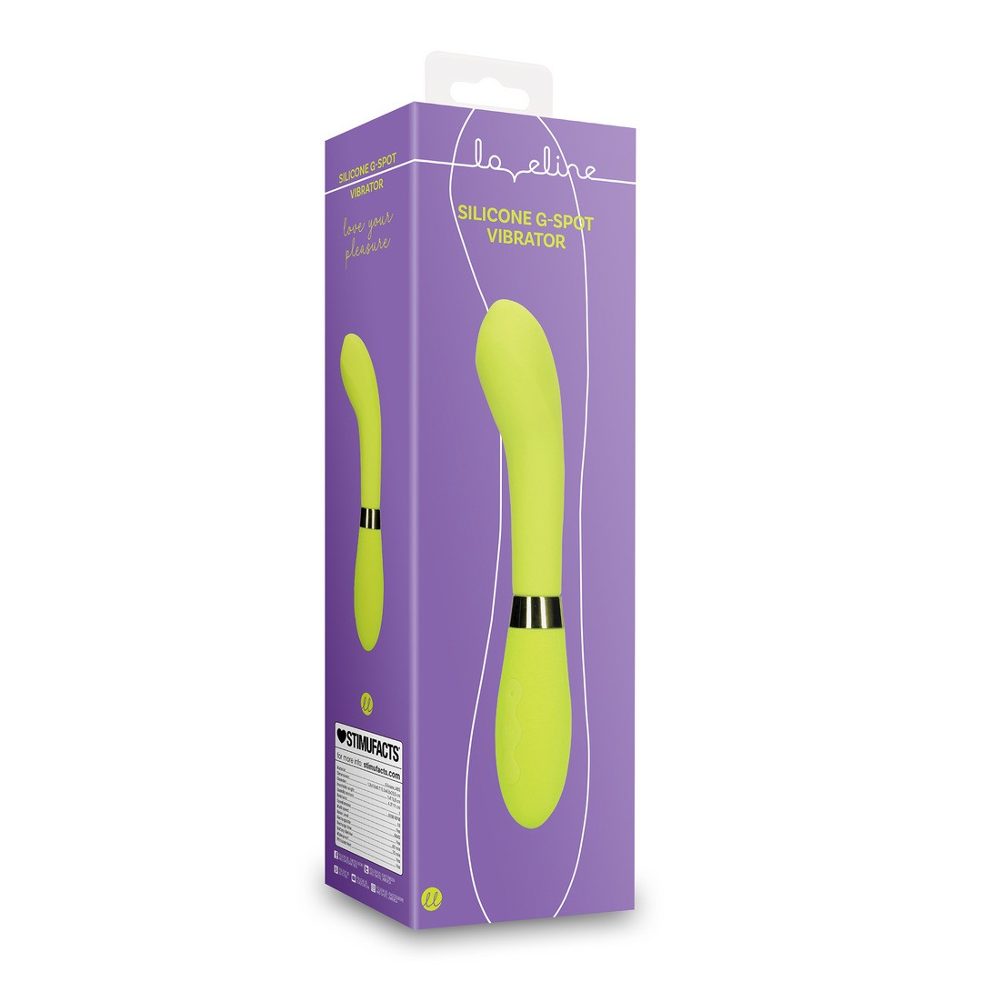 G-Punkt-Vibrator aus Silikon Grün