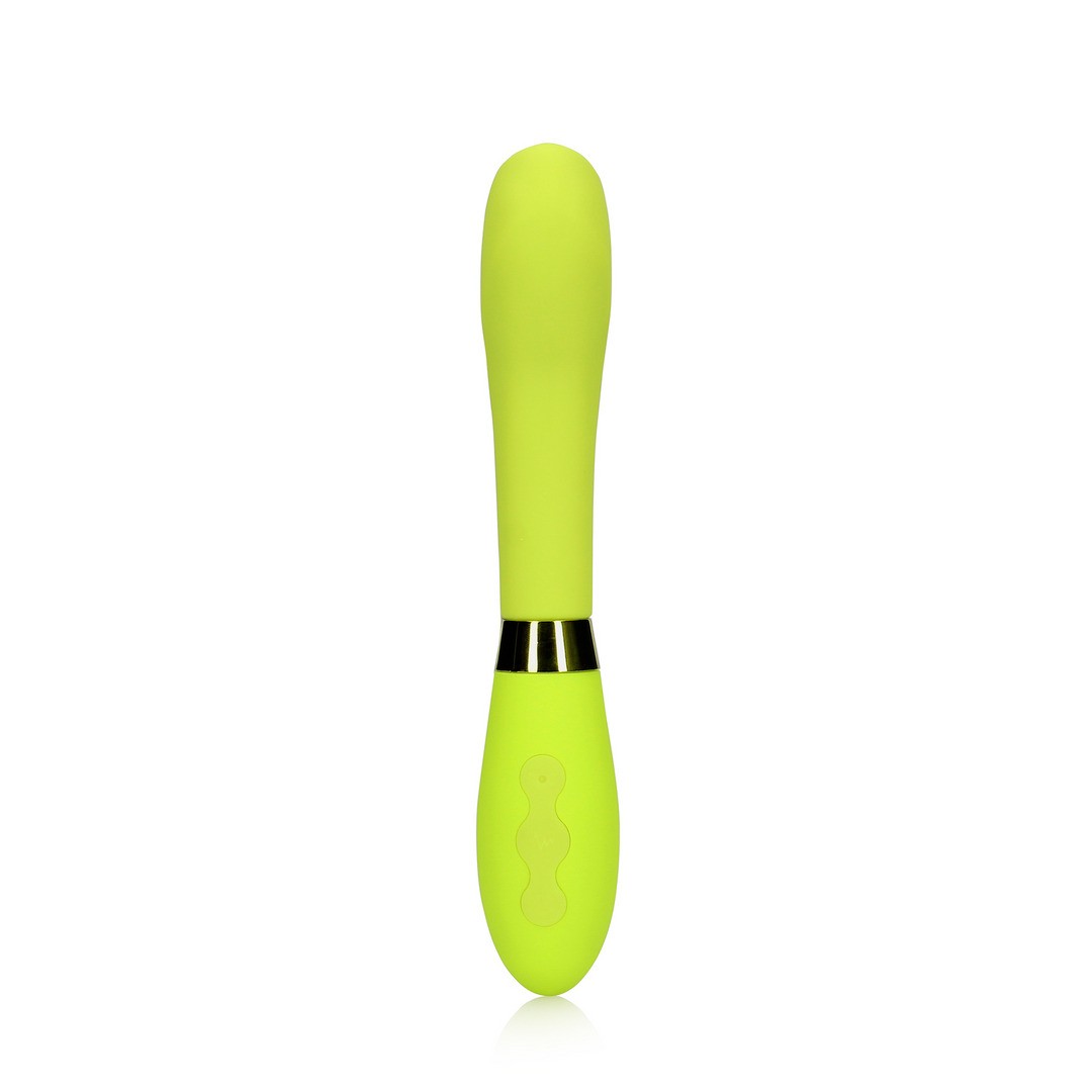 G-Punkt-Vibrator aus Silikon Grün