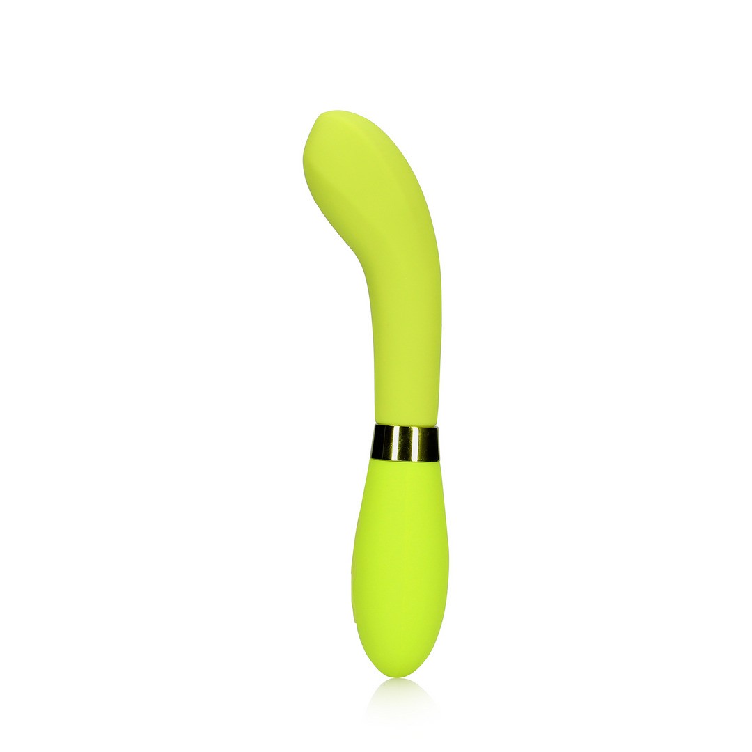 G-Punkt-Vibrator aus Silikon Grün